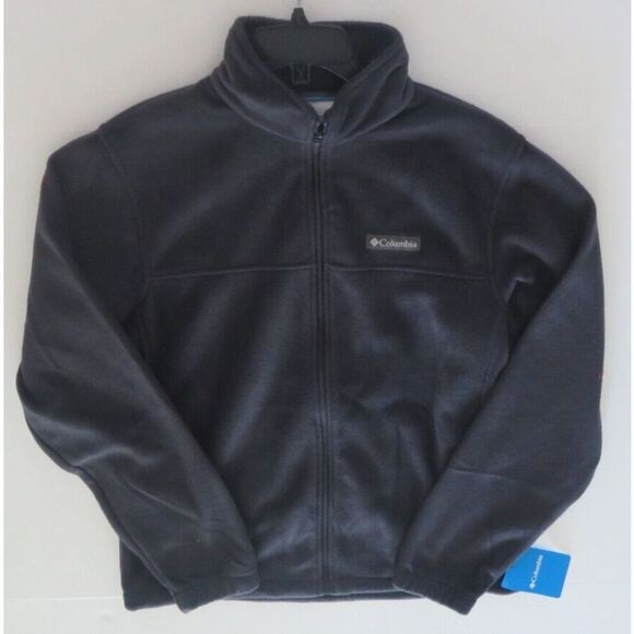 Columbia XM1247 010 Men Sz M Collegiate Navy Mt Grant Fleece Full Zip Jacket - Picture 4 of 7